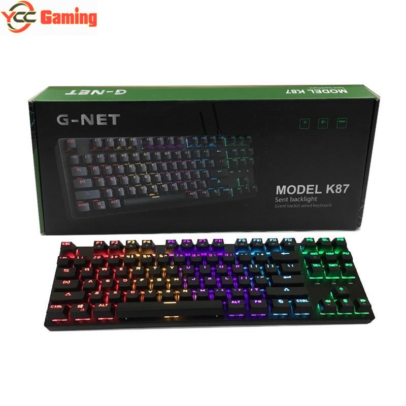 Bàn phím Gnet K87 mini Blue Switch