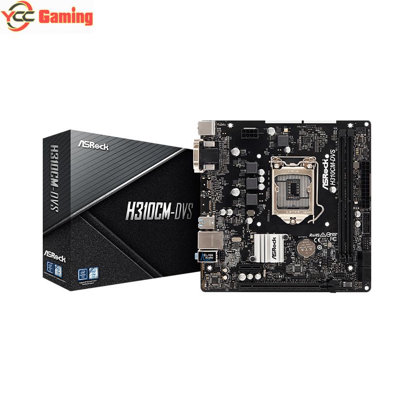 Mainboard ASROCK H310CM DVS (Intel H310, Socket 1151, m-ATX, 2 khe RAM DDR4)