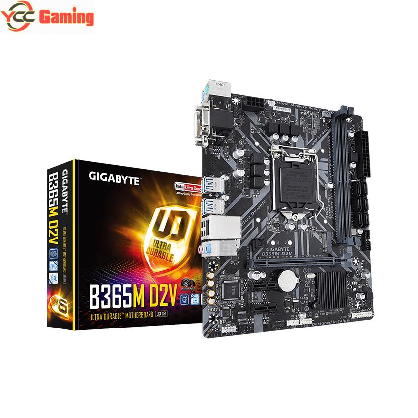 Mainboard Gigabyte B365M-D2V.Socket 1151 v2. Hỗ trợ 2 khe ram