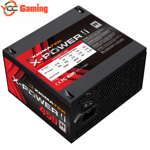 Nguồn XIGMATEK XPOWER X450,400W Chuẩn 80Plus - Hình ảnh 3
