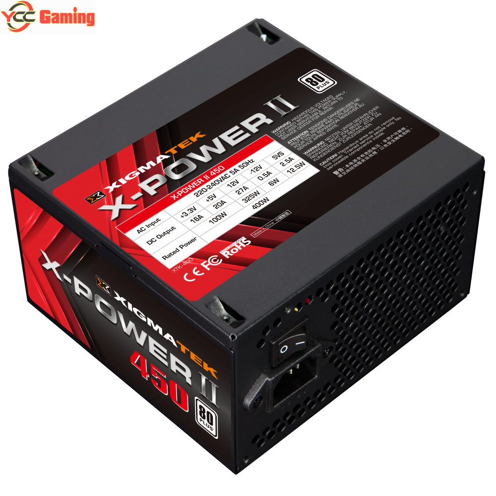 Nguồn XIGMATEK XPOWER X450,400W Chuẩn 80Plus - Ảnh 3