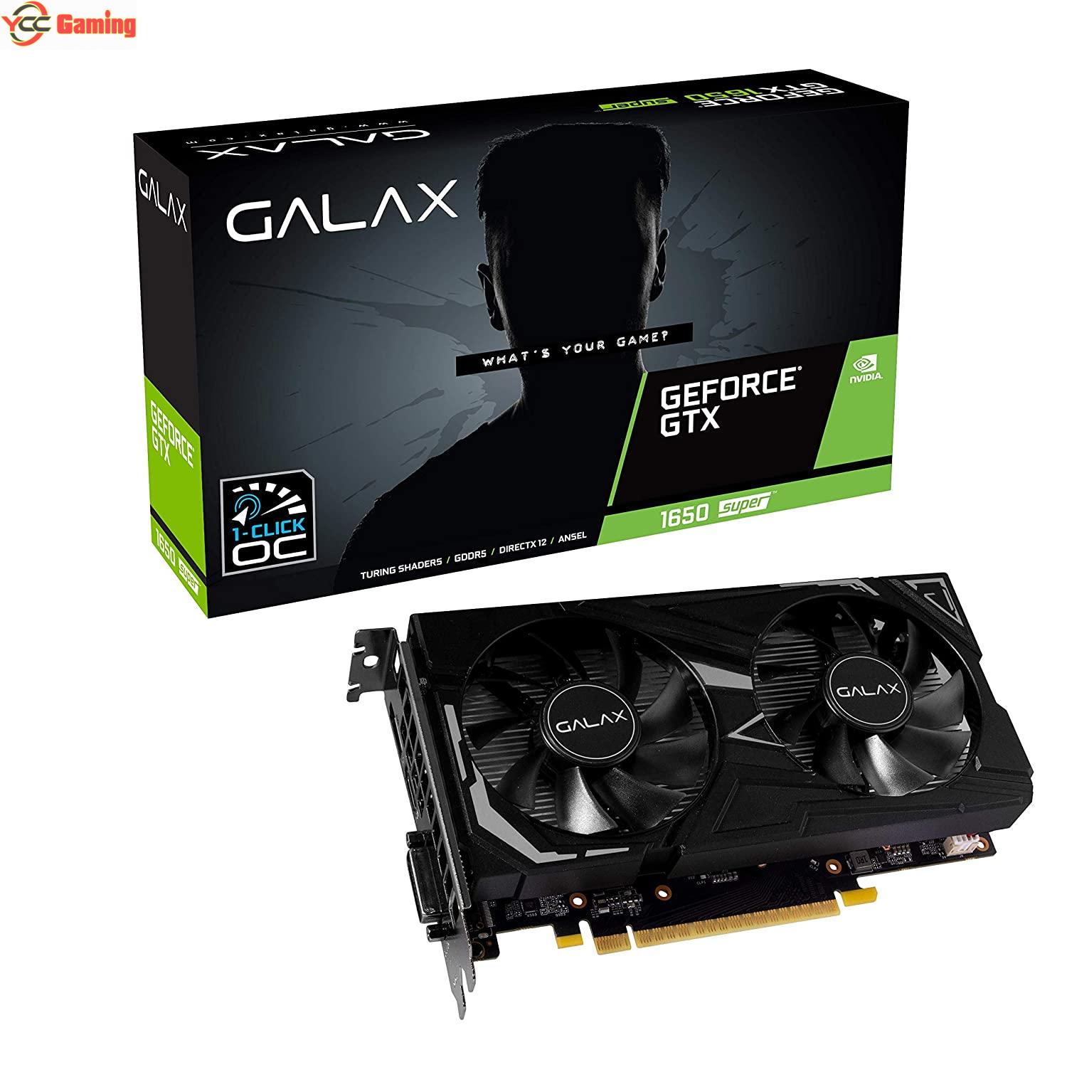 Card đồ họa Galax GTX 1650 Super EX 4GB OC.Kiến trúc Turing,GDDR6