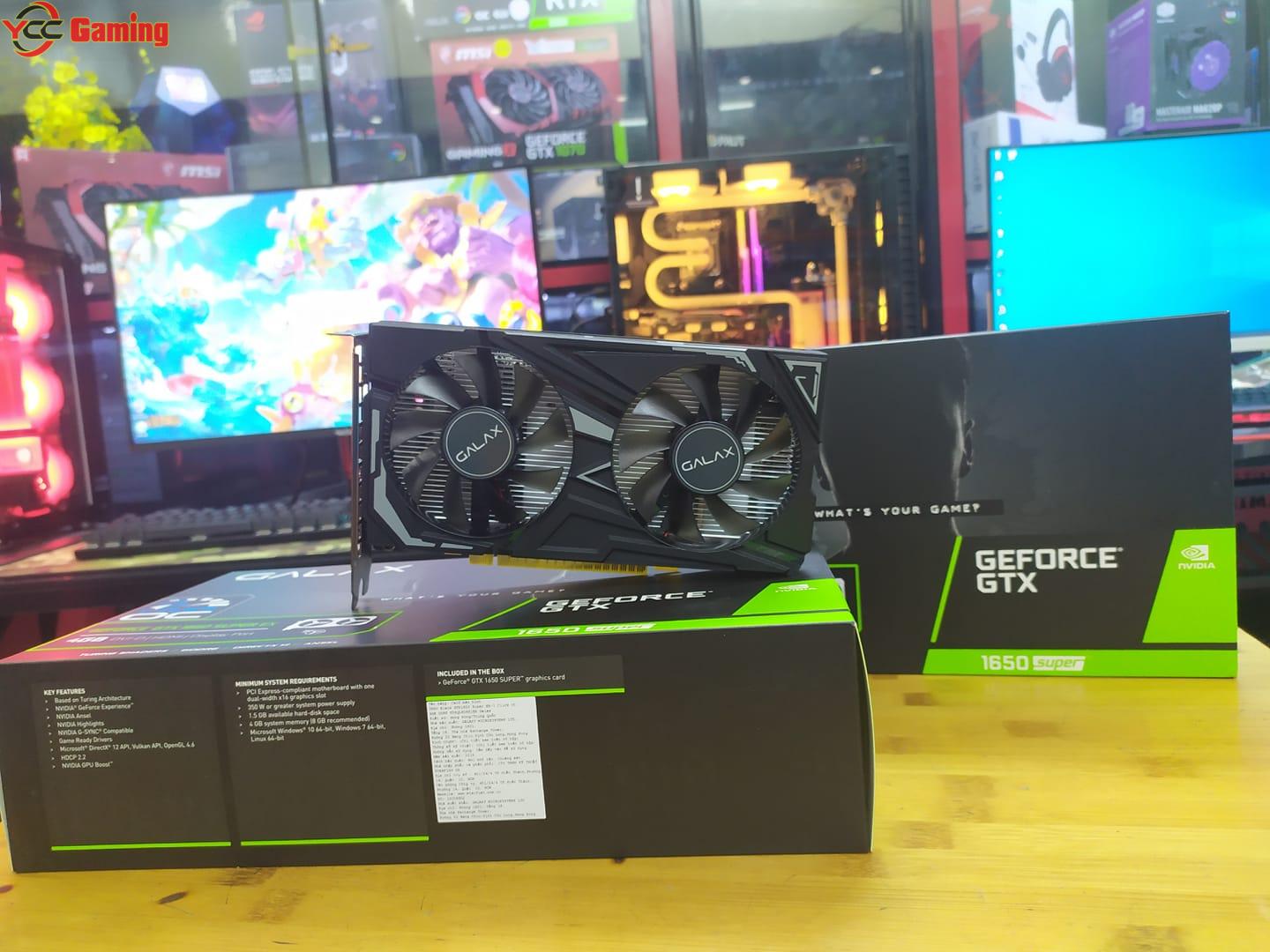 Card đồ họa Galax GTX 1650 Super EX 4GB OC.Kiến trúc Turing,GDDR6 - Ảnh 2