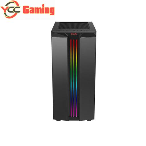 Vỏ cây máy tính XIGMATEK Trippel X. 2 Mặt kính cường lực,dải LED RGB cực chất - Ảnh 4