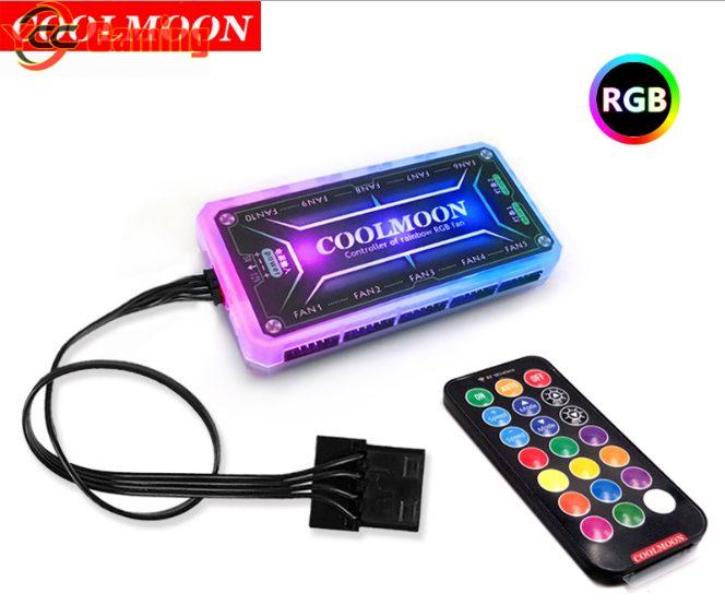 BỘ HUB KẾT NỐI NGUỒN VÀ ĐIỀU KHIỂN FAN RGB COOLMOON