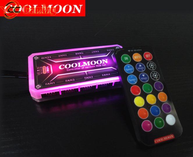 BỘ HUB KẾT NỐI NGUỒN VÀ ĐIỀU KHIỂN FAN RGB COOLMOON - Ảnh 3
