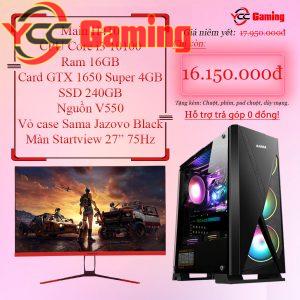 Bộ máy tính chơi game mượt 16M- i3 10100/Ram 8GB/GTX 1650s