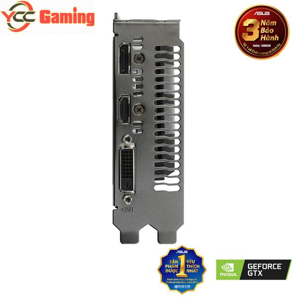 Card màn hình ASUS GeForce GTX 1050Ti 4GB 1fan - Ảnh 4