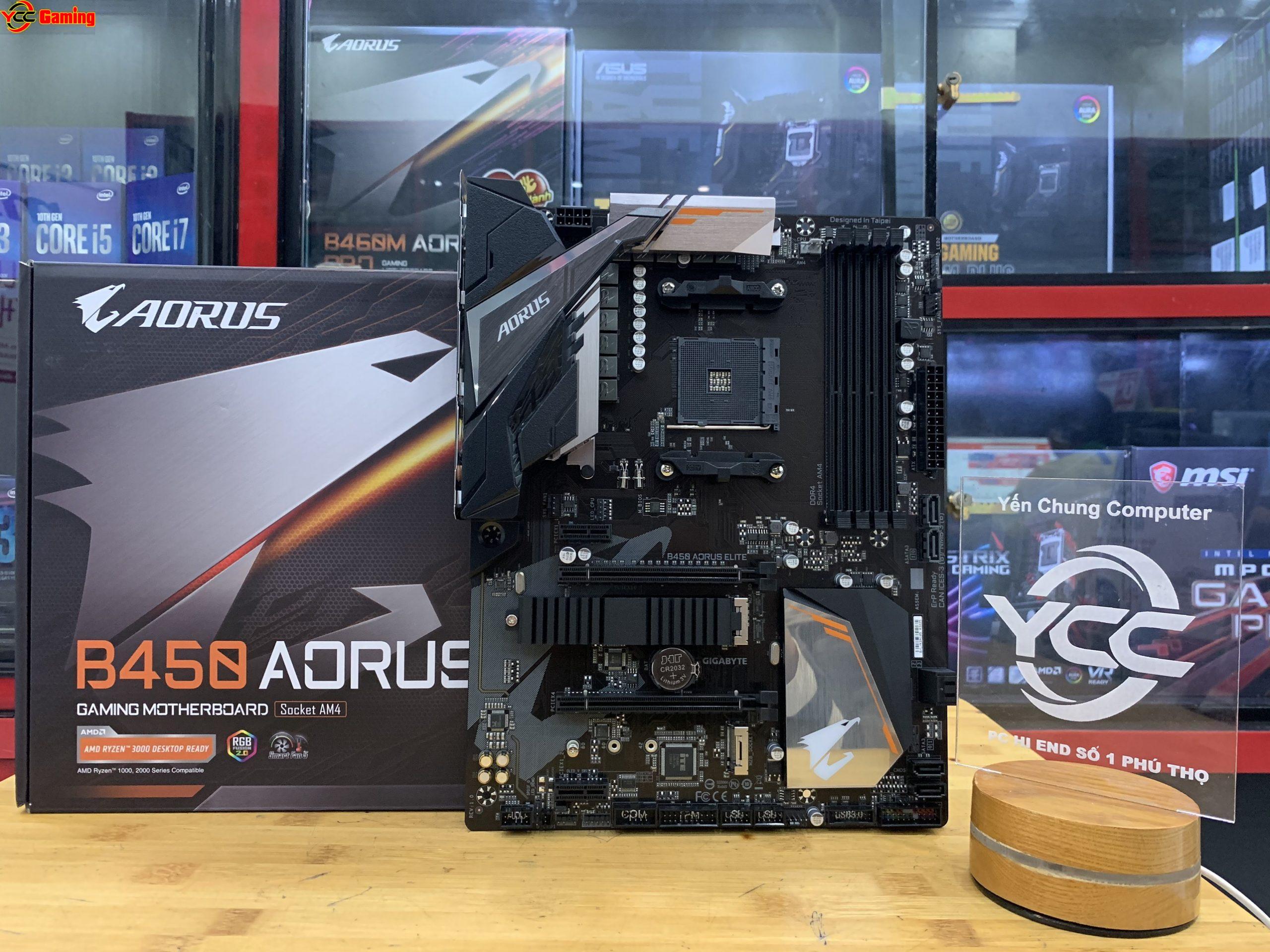 Mainboard GIGABYTE B450 AORUS ELITE - Ảnh 4