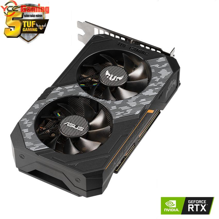 Card màn hình Asus TUF RTX 2060-O6G GAMING (6GB GDDR6, 192-bit, DVI+HDMI+DP, 1x8-pin) - Ảnh 4