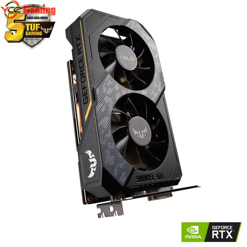Card màn hình Asus TUF RTX 2060-O6G GAMING (6GB GDDR6, 192-bit, DVI+HDMI+DP, 1x8-pin) - Ảnh 5