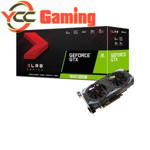 Card màn hình PNY GTX 1660 SUPER 6GB Overclocked Edition (6GB GDDR6, 192-bit, HDMI+DP, 1x8-pin)