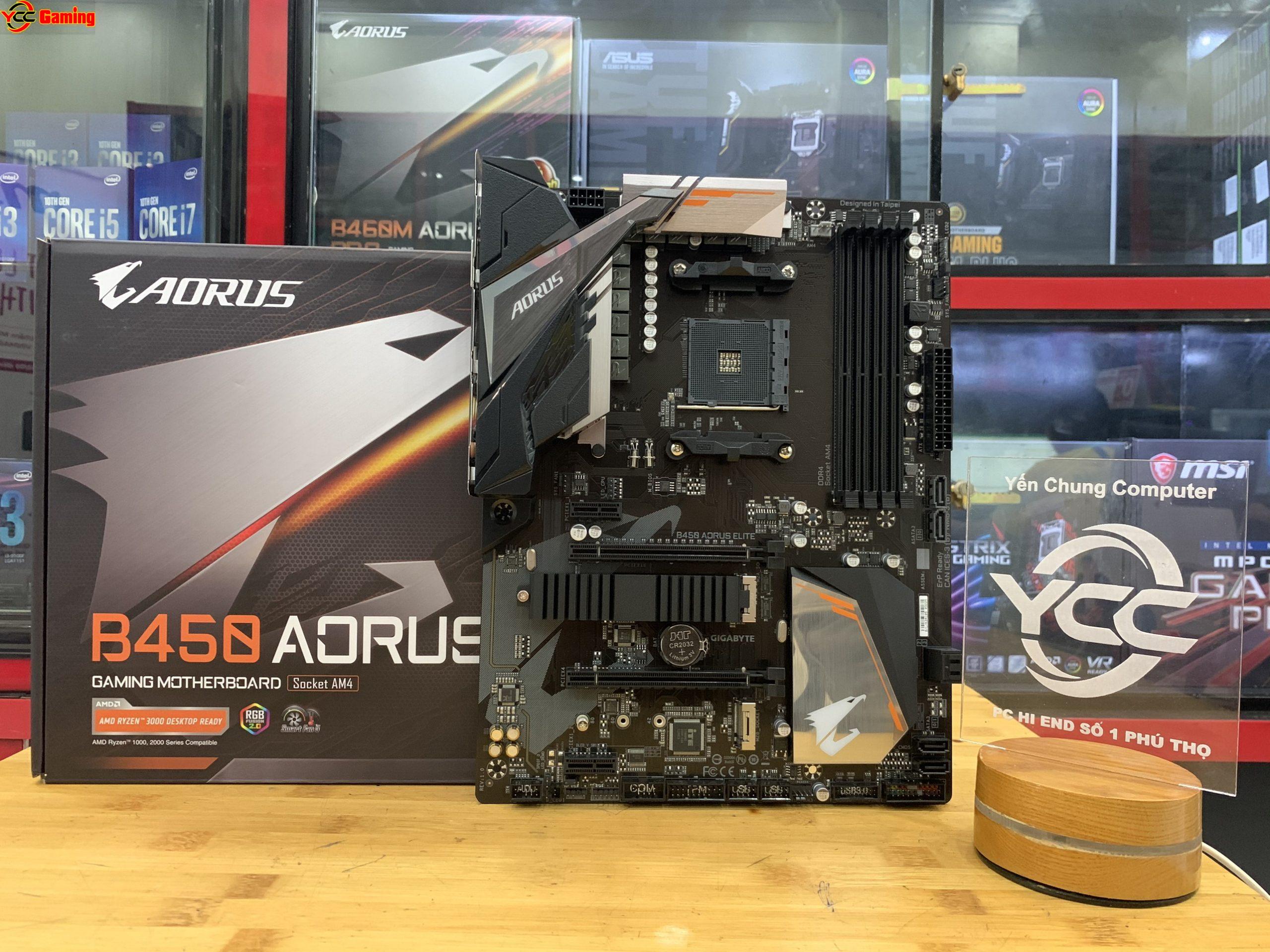 Mainboard GIGABYTE B450 AORUS ELITE - Ảnh 3