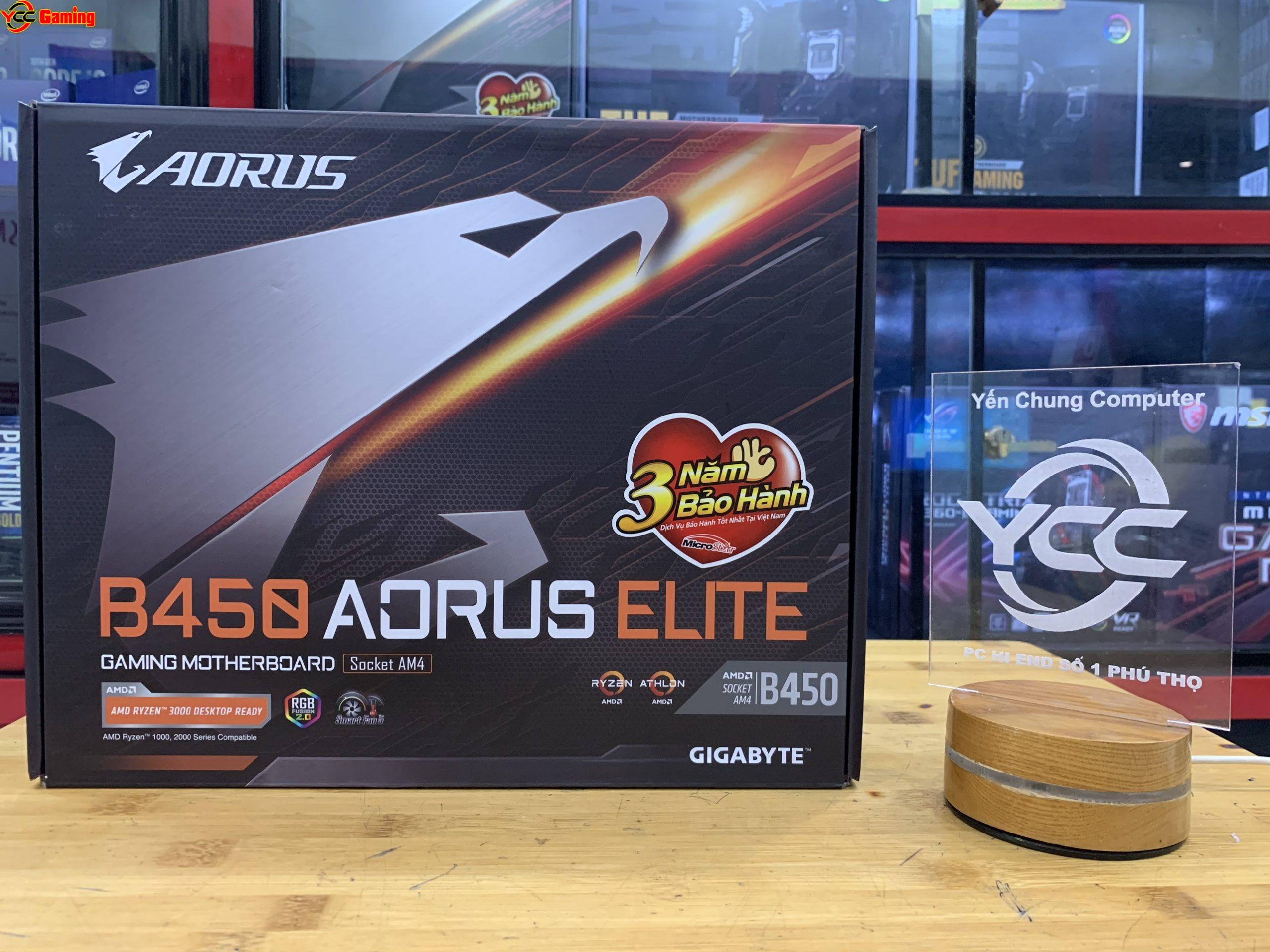 Mainboard GIGABYTE B450 AORUS ELITE
