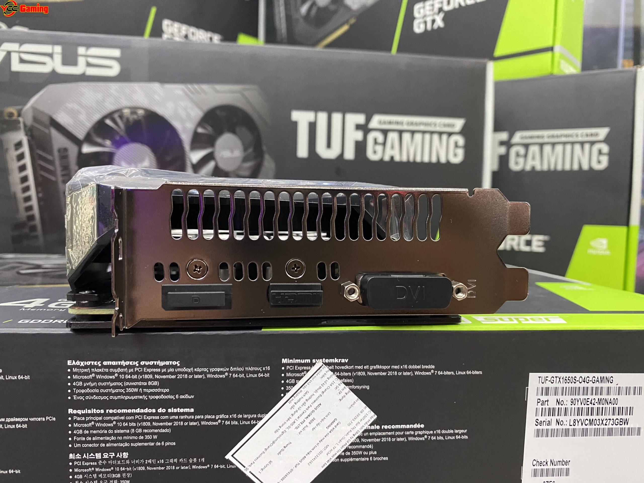 Card màn hình ASUS TUF GTX 1650 Super-4G GAMING - Ảnh 4