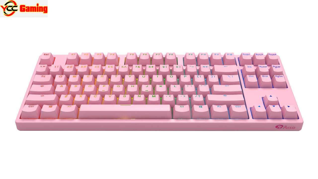Bàn phím AKKO 3087S RGB – Pink (Cherry switch)