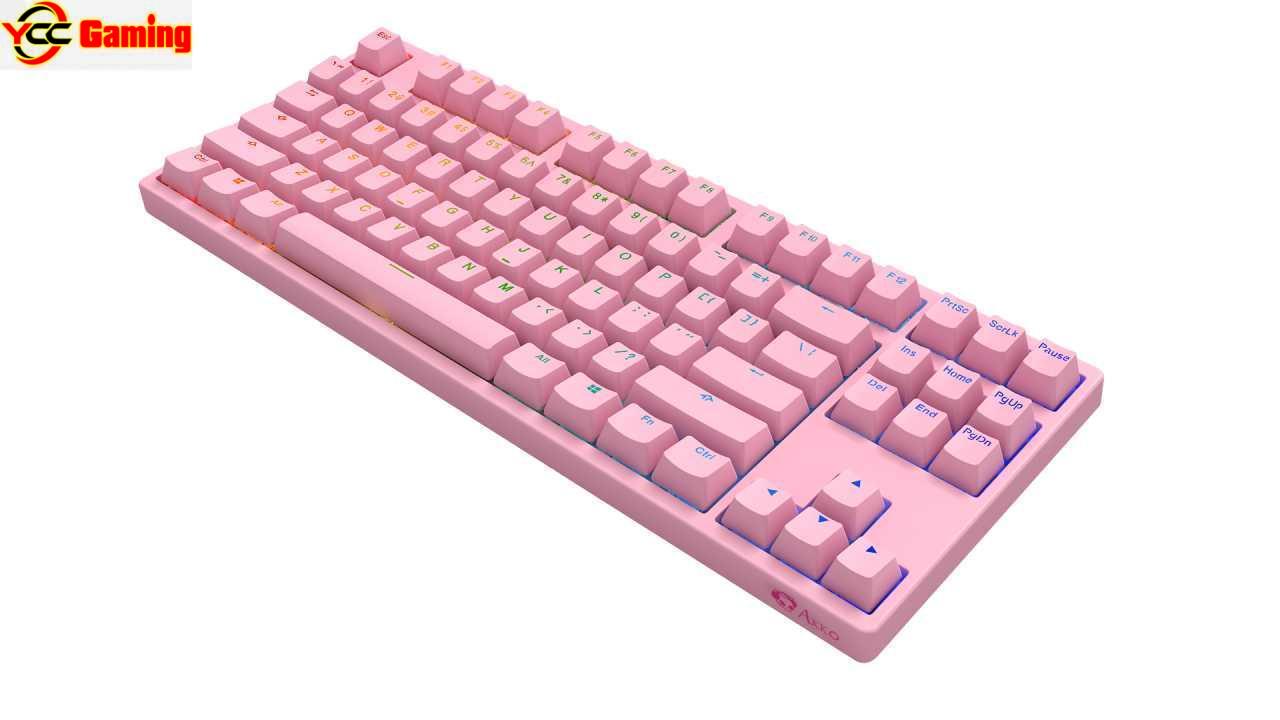 Bàn phím AKKO 3087S RGB – Pink (Cherry switch) - Ảnh 4