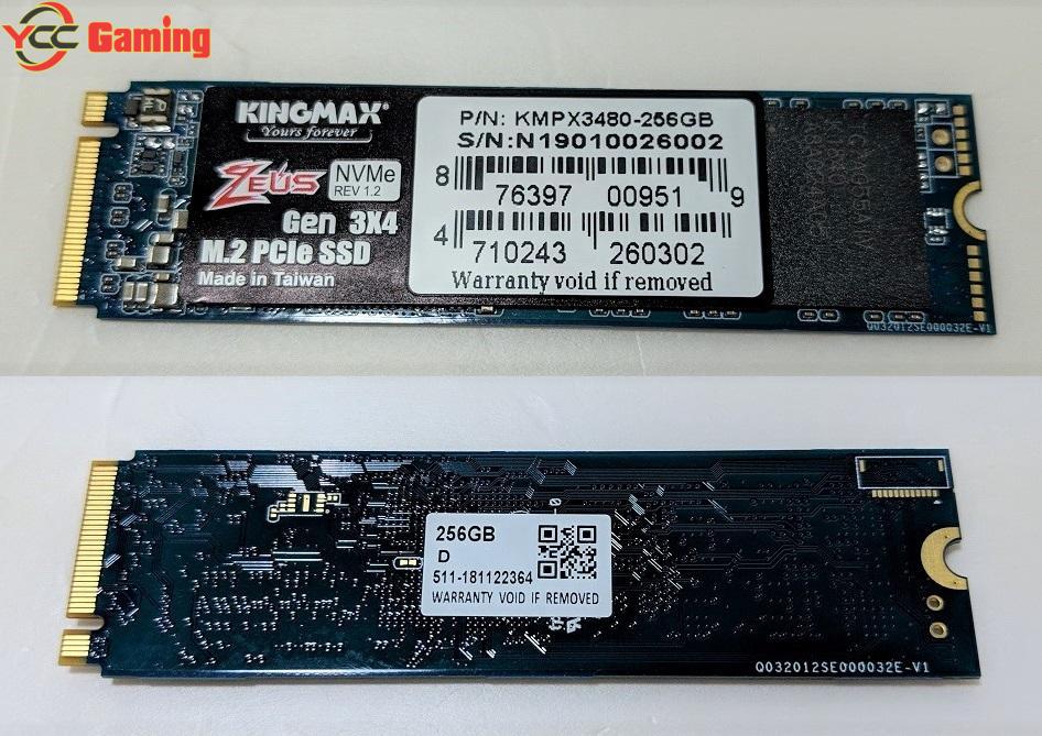 Ổ cứng SSD Kingmax Zeus PX3480 256GB M.2 2280 PCIe NVMe Gen 3x4 - Ảnh 3