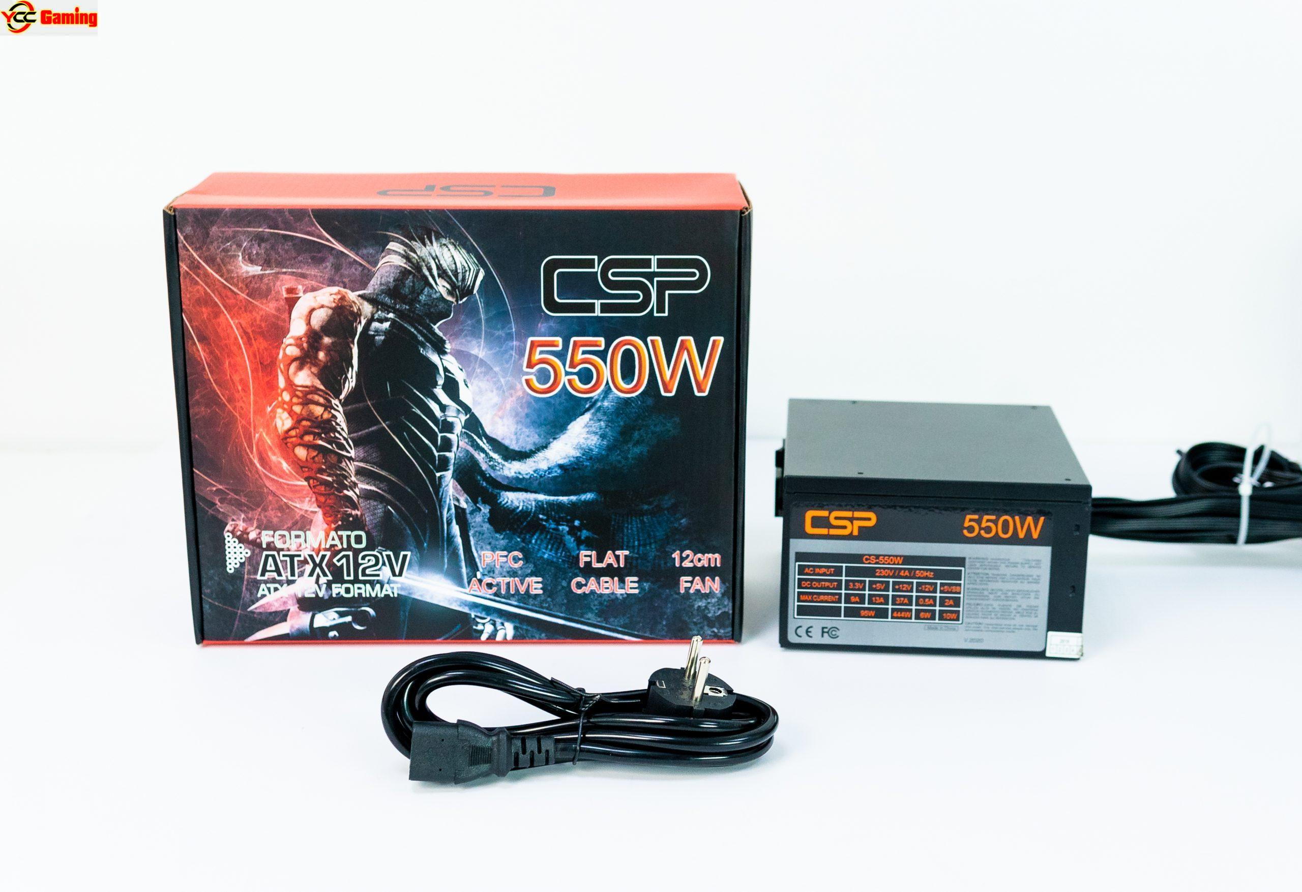 Nguồn Máy Tính CSP CS550 Active PFC - Ảnh 2