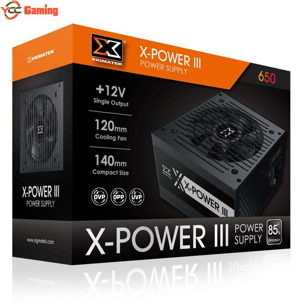 Nguồn Máy Tính Xigmatek X-Power III 650 (600W, 230V)