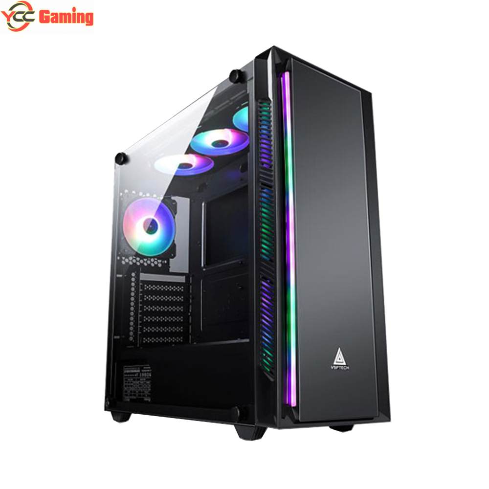 Case máy tính VSP 900G Full E-ATX RGB ( NO FAN ) - Ảnh 2