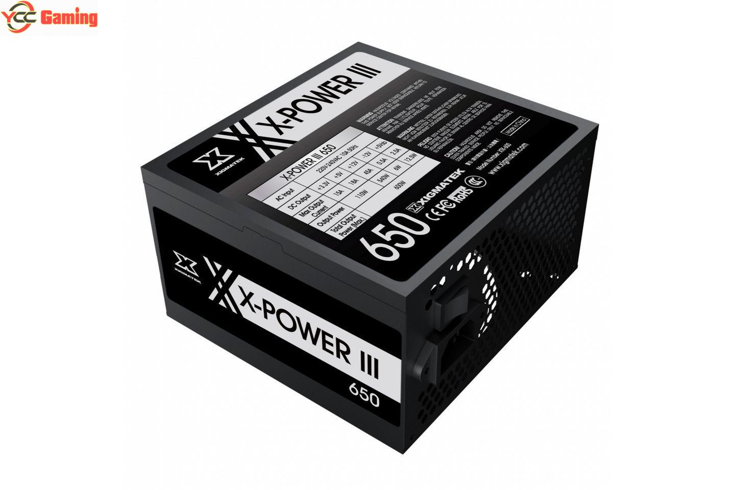 Nguồn Máy Tính Xigmatek X-Power III 650 (600W, 230V) - Ảnh 3