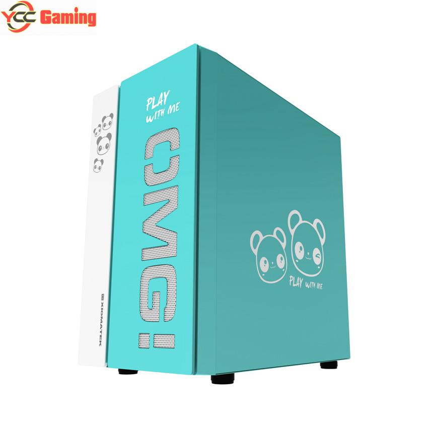 Vỏ case Xigmatek OMG AQUA (Mini Tower/Màu Xanh) EN45808