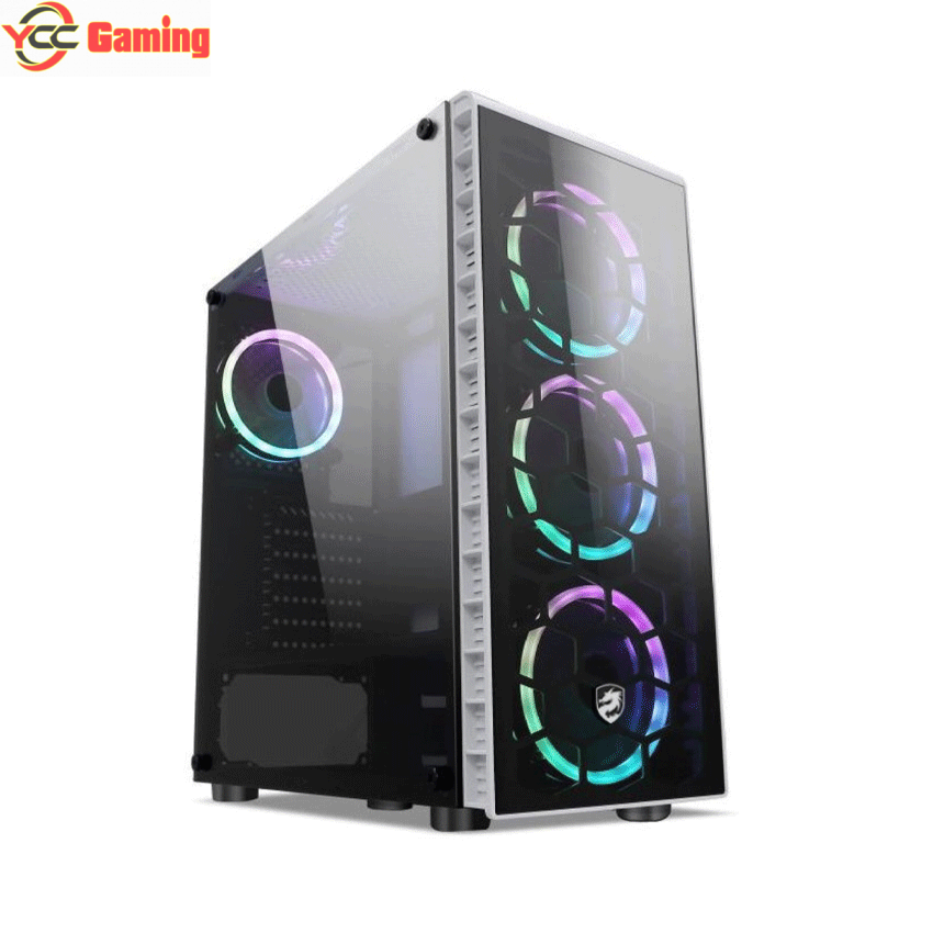 Vỏ Case Vitra POSEIDON G1 White  (Mid Tower / Màu Trắng) - Ảnh 4