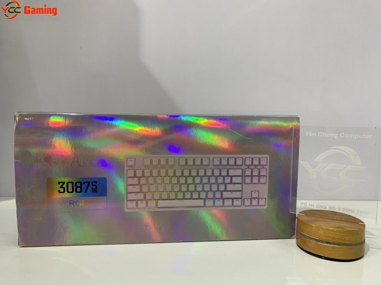 Bàn phím AKKO 3087S RGB – Pink (chery switch) - Ảnh 2