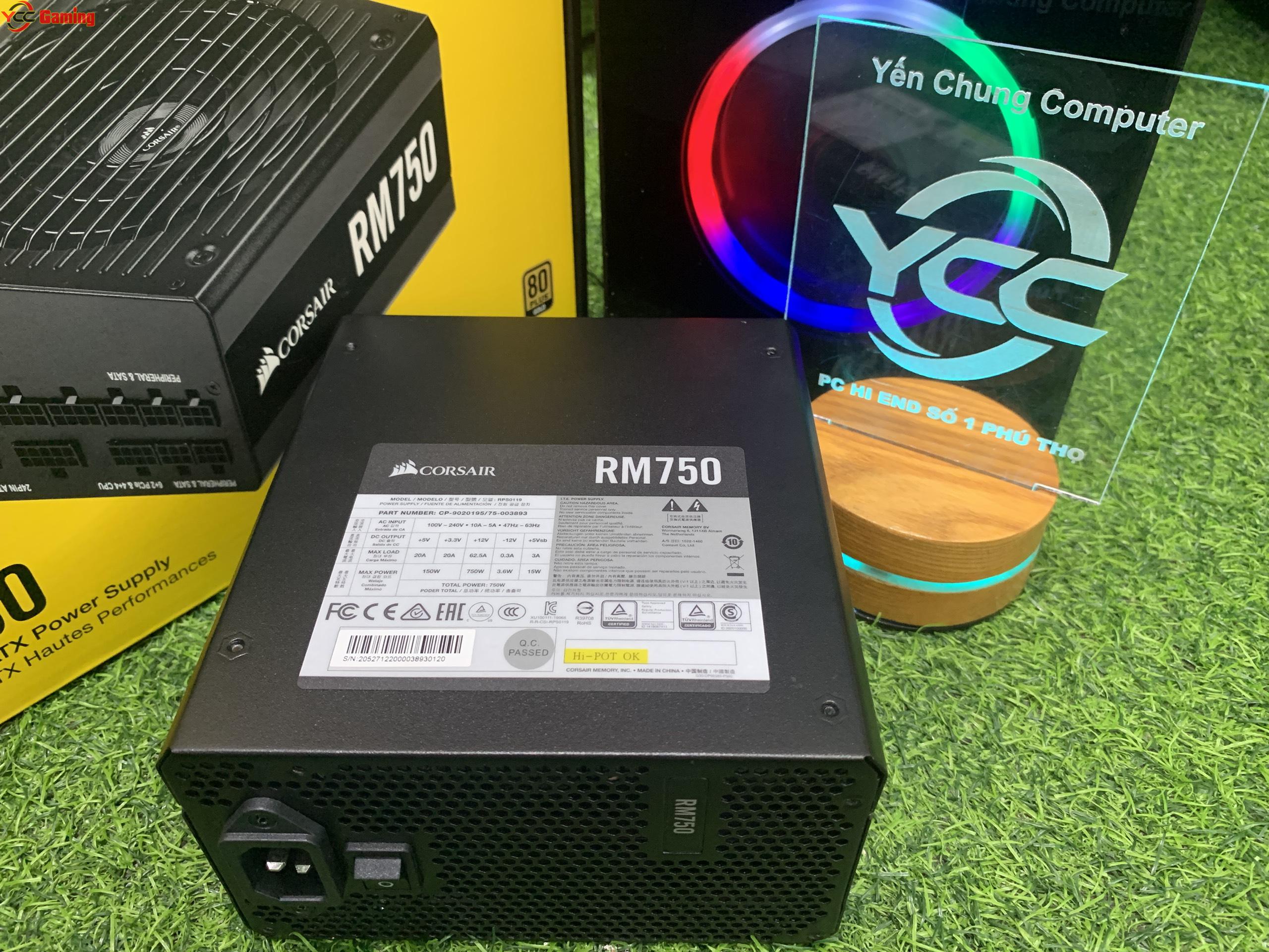 Nguồn Corsair RM Series RM750 - 750W (80 Plus Gold Certified Full Modular/Màu Đen) - Ảnh 3