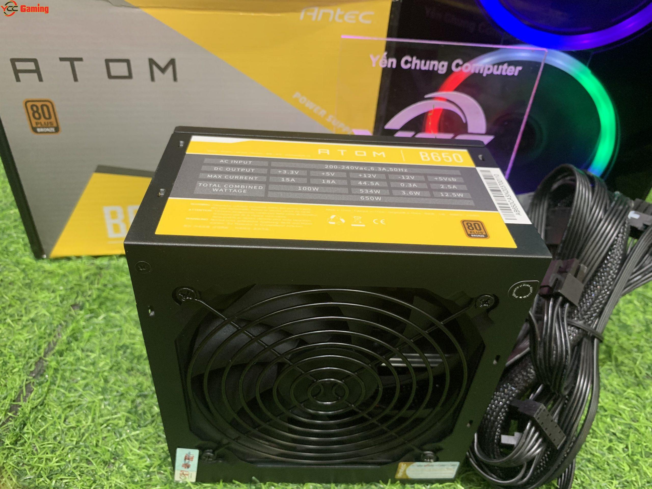 Nguồn máy tính Antec ATOM B650 - 650W 80 PLUS BRONZE - Ảnh 2