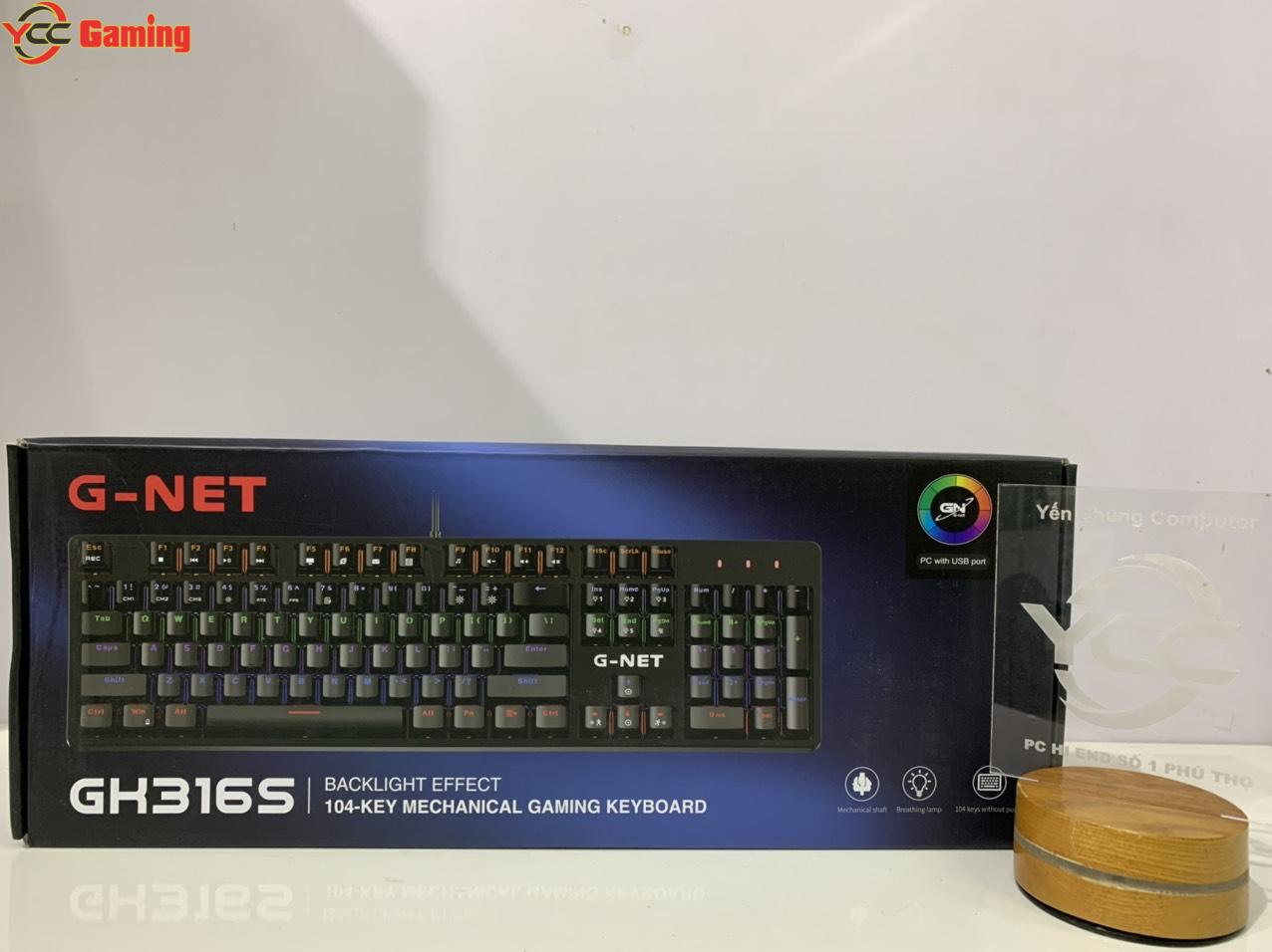 Bàn phím cơ G-net GK 316S Optical Switch