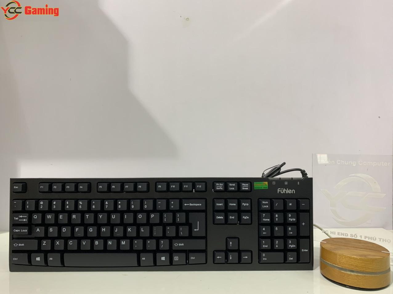 Bàn phím Fuhlen L411 USB Black - Ảnh 3