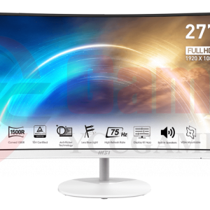 Màn hình máy tính MSI PRO MP271CW 27 inch FHD VA 75HZ Cong Trắng