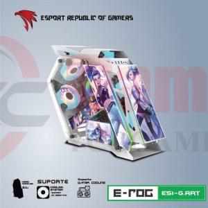 VỎ CASE MÁY TÍNH VSP ESPORT REPUBLIC OF GAMERS ES1-G.ART - TRẮNG