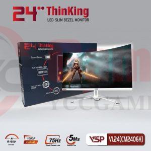 MÀN HÌNH LED CONG 24INCH VL24(CM2406H) FULL HD MÀU TRẮNG